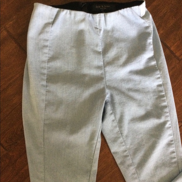 Rag & Bone Blue White washed Denim Leggings - Picture 3 of 9